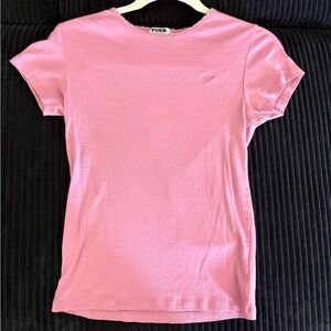 Victoria's Secret Pink Slim fit pink tee